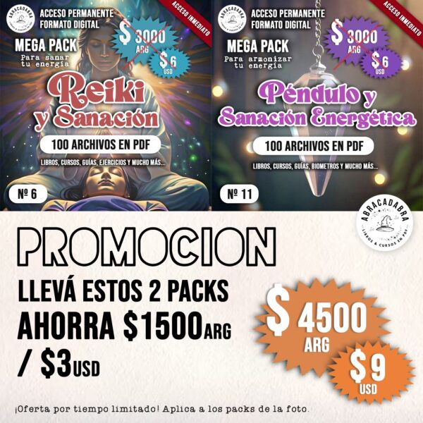 PROMO N3 - REIKI + PÉNDULO Y SANACIÓN ENERGÉTICA