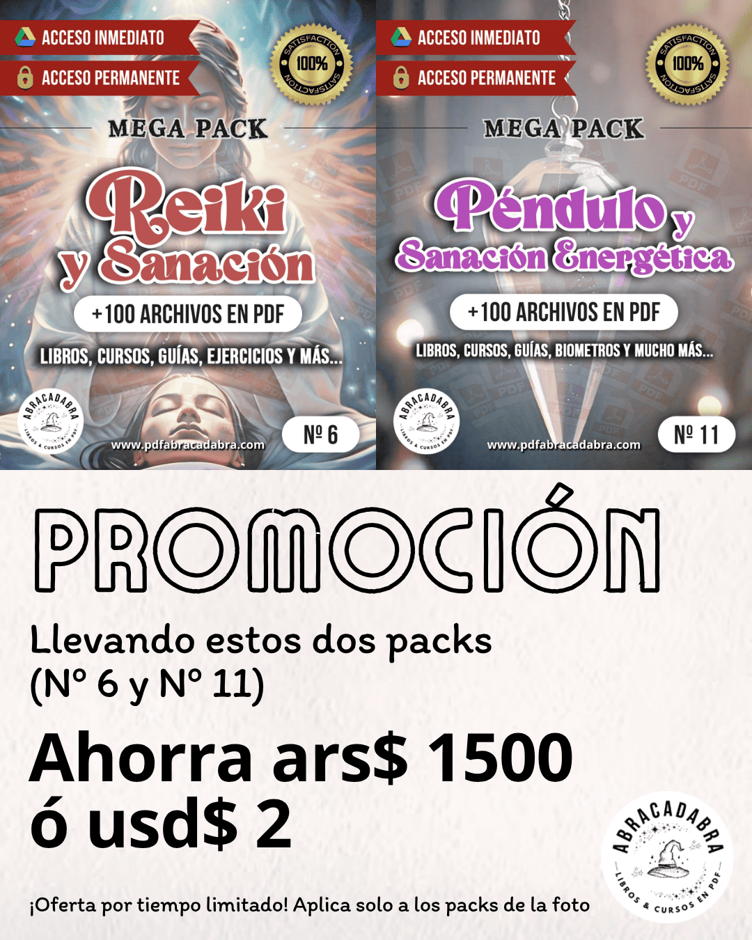 Promo 3 Reiki y Péndulo