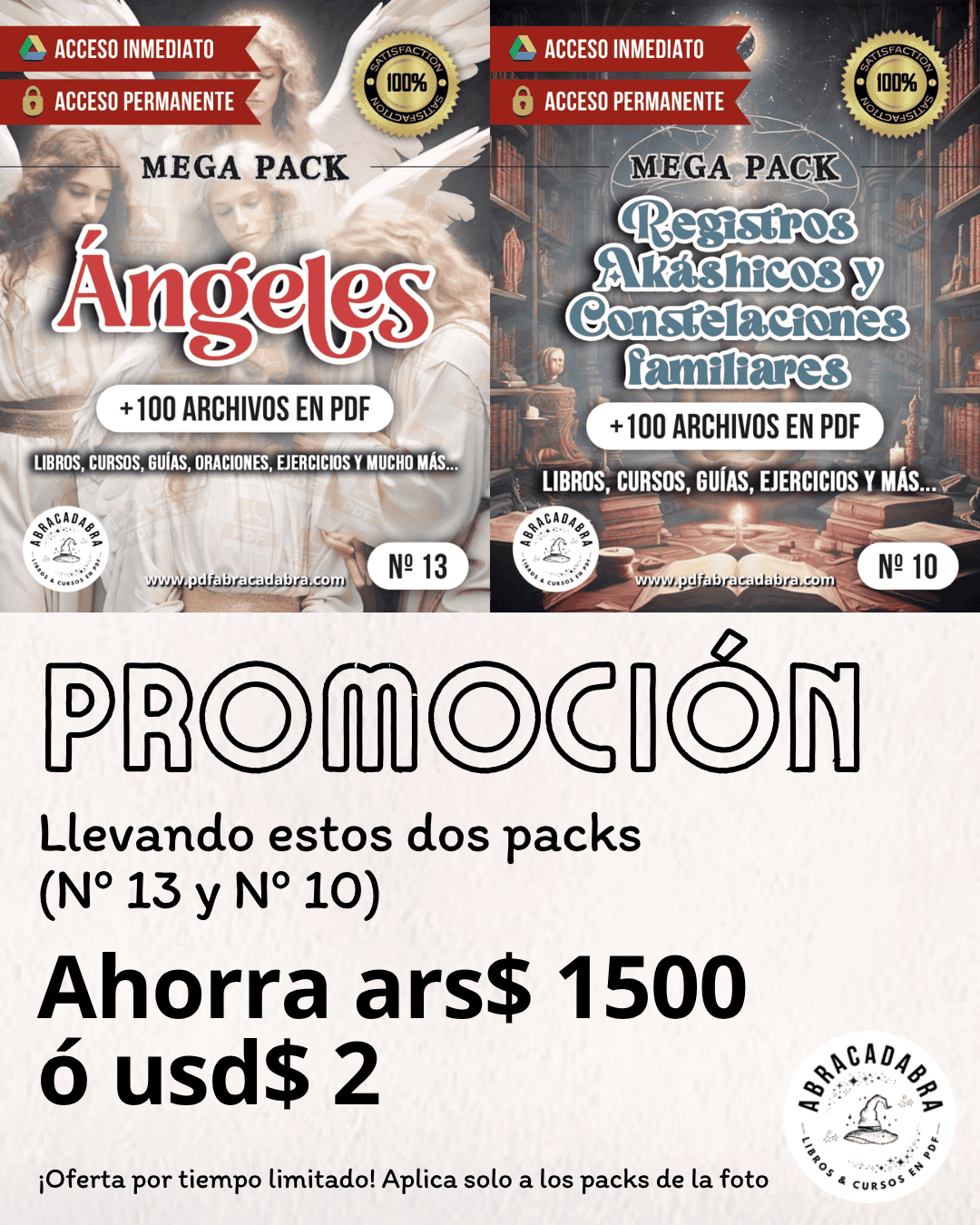 Promo 6 Angeles y Registros akáshicos y Constelaciones familiares