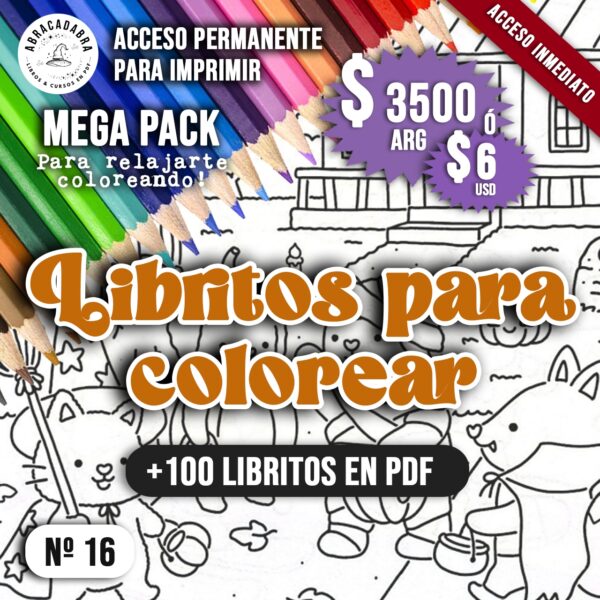Libritos para colorear