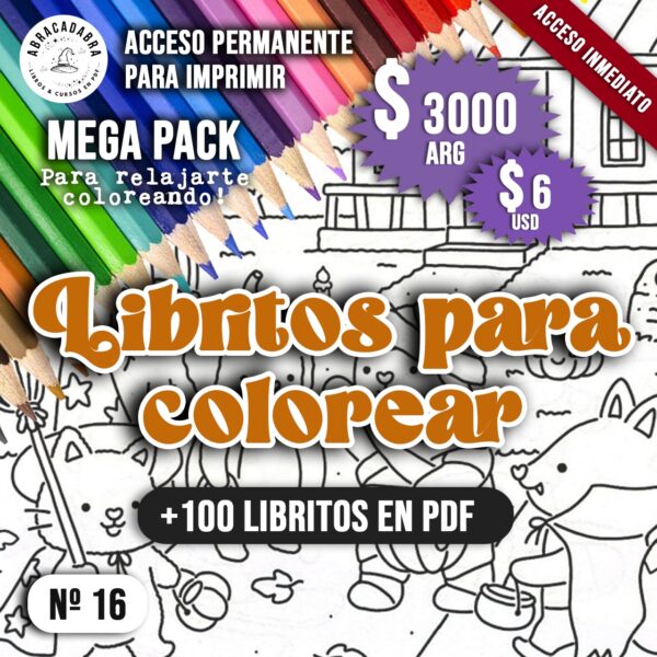 Libritos para colorear